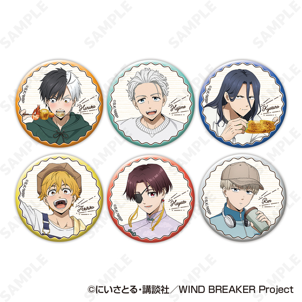 WIND BREAKER 缶バッジ BOX WIND BREAKER_箔押し和紙缶バッジ【コンプリートBOX】 | 公式