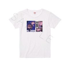 アニメ『銀河特急 ミルキー☆サブウェイ』 Tシャツ(ちぽっけ) TB(アカネ・カナタ) ホワイト Lサイズ（2026年6月以降発売予定）