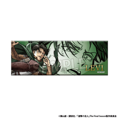 進撃の巨人　激高!!ロング缶バッジ　リヴァイ（2026年10月以降発売予定）