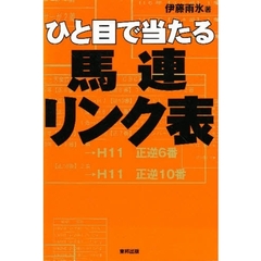 ひと目で当たる馬連リンク表