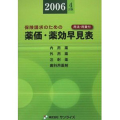 薬価・薬効早見表　２００６年４月版