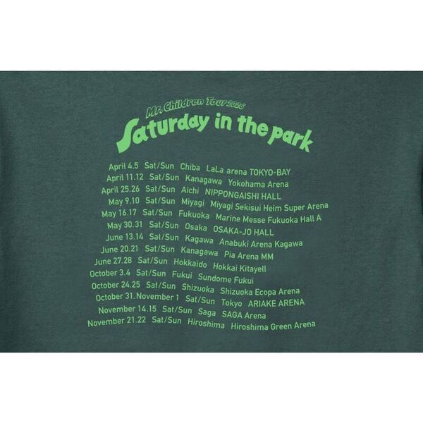 Mr.Children Tour 2026 ラベルTシャツ カーキ【2次入荷分】 通販