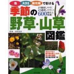 色・大きさ・開花順で引ける季節の野草・山草図鑑