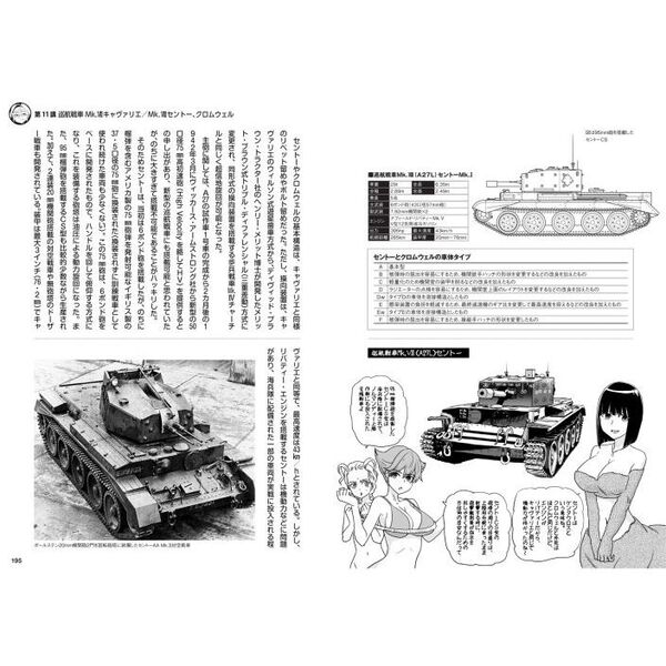 萌えよ！戦車学校 ＷＷ２名戦車列伝 ドイツ・イギリス・アメリカ編