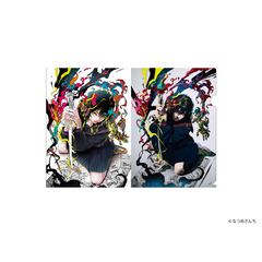 【なつめさんち】原画展「SAVE PAINT」クリアファイル N2M×MASAYA ICHI ver.「OMOIDE MELT GIRL」