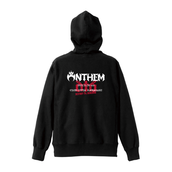 ANTHEM】DESTROY THE BOREDOM 2022 ジップアップパーカー