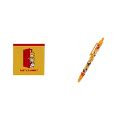 スクエアメモ＆ボールペン　レトロ　ＳＣ４　パティ＆ジミー
