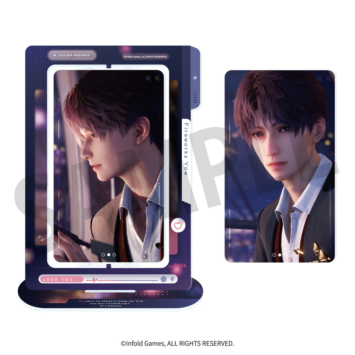 恋と深空」心の囁きシリーズ 回転アクリルスタンド（ホムラ） 通販