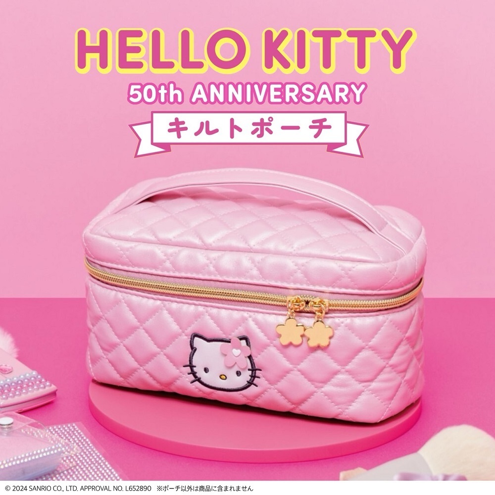 HELLO KITTY 50th ANNIVERSARY キルトポーチBOOK（セブン－イレブン／セブンネット限定パッケージ）  通販｜セブンネットショッピング