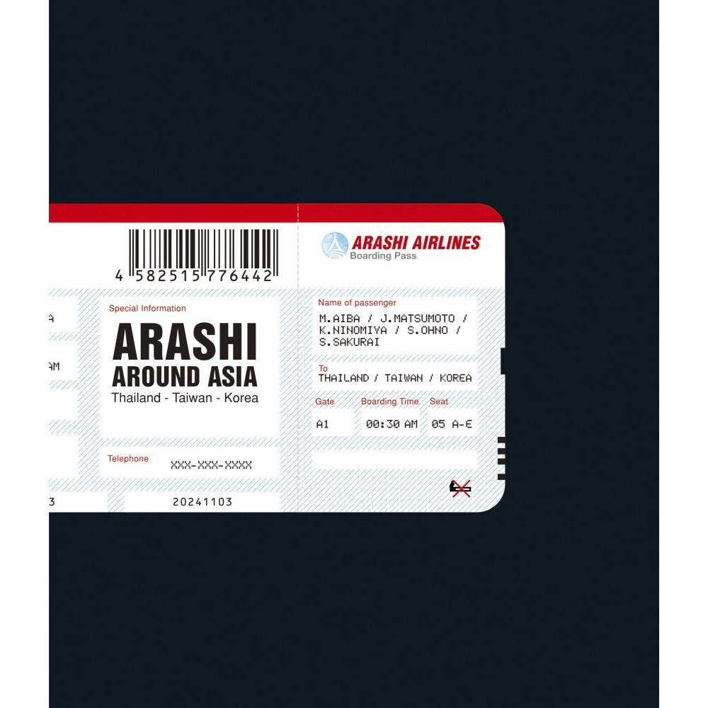 嵐／ARASHI AROUND ASIA Thailand-Taiwan-Korea Blu-ray（Blu