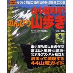 山小屋利用でのんびり山歩き　’０５－’０６