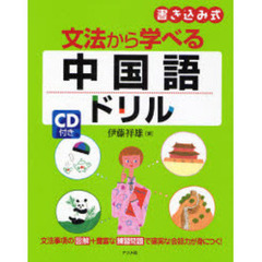 文法から学べる中国語ドリル　書き込み式