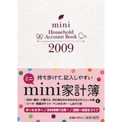 ’０９　ｍｉｎｉ家計簿　シルバーピンク