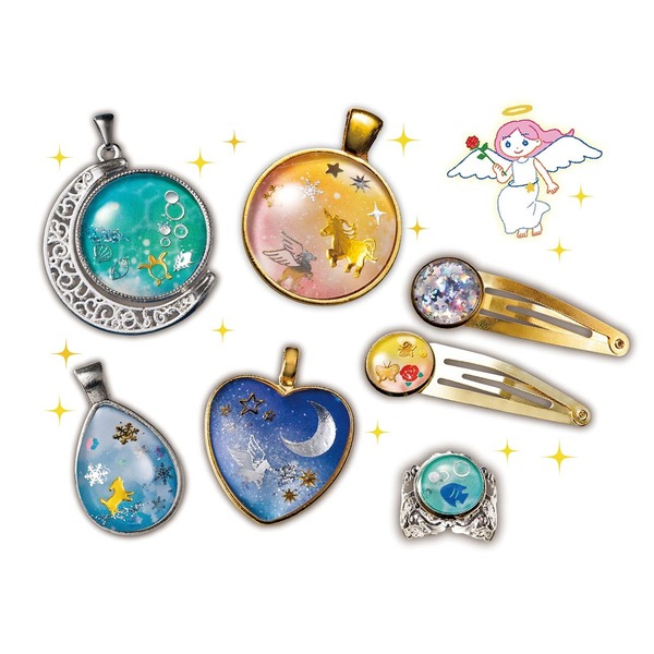 ガラスカボションでつくる 星空のしずくアクセサリー (ガールズ