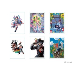 【なつめさんち】原画展「SAVE PAINT」ポストカードセット C