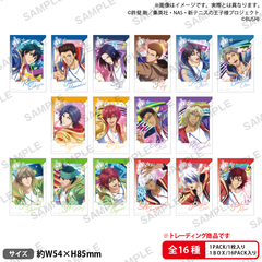 新テニスの王子様 RisingBeat　トレーディングフォト風ステッカー THANKS！ver.【単品】（2025年7月以降発売予定）