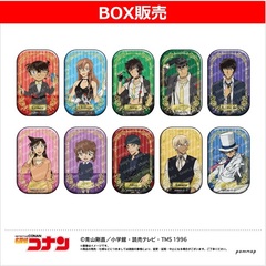 名探偵コナン　箔押し缶バッジコレクション　ミッドナイト Cool【BOX】