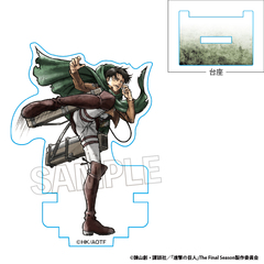 進撃の巨人　激高!!ひっかけアクリルスタンド　リヴァイ（2026年10月以降発売予定）