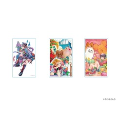 【なつめさんち】原画展「SAVE PAINT」スマホステッカーセット D