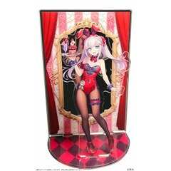 【絵師コレ】「架糸」描きおろしアクリルフィギュア[鏡の国のバニーさん]  レッド