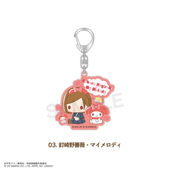 呪術廻戦 ×サンリオキャラクターズ 　ラメアクリルキーホルダー 03.釘崎 野薔薇・マイメロディ
