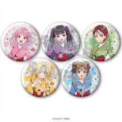 前橋ウィッチーズ グリッター缶バッジ（全5種セット）【BOX】（2025年7月以降発売予定）