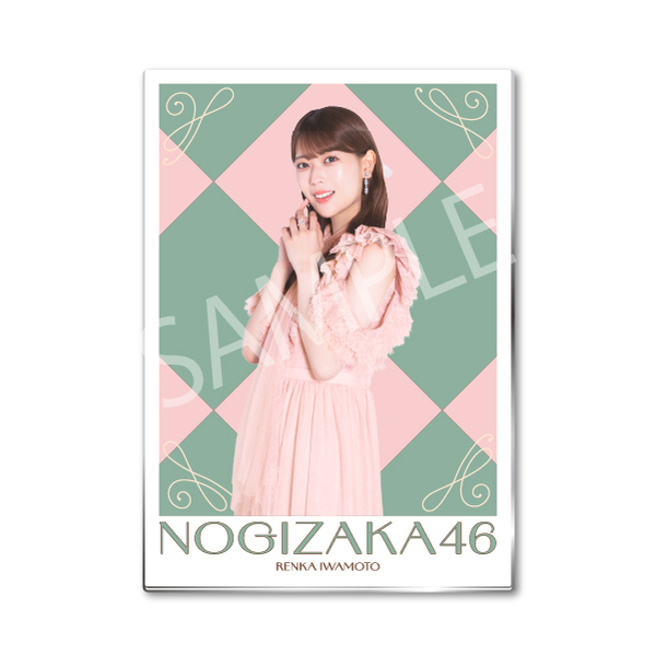 乃木坂46】メタルディスプレイ「岩本 蓮加」（セブンネット