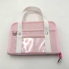 スクールバッグ風　シール帳　ピンク（2026年4月下旬以降発売予定）