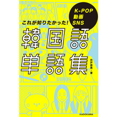 K-POP 動画 SNS これが知りたかった！韓国語単語集