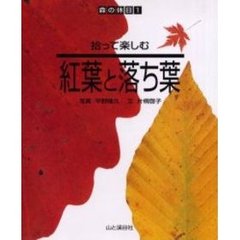 拾って楽しむ紅葉と落ち葉