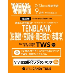 ViVi 2025年9月号特別版 表紙：TENBLANK 付録：TENBLANKピンナップ
