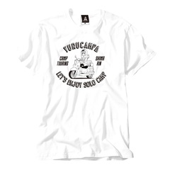 ゆるキャン△ キャンプツーリング Tシャツ ホワイト（2023年6月以降発売予定）