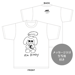 【SKE48】鎌田菜月　生誕記念Tシャツ(XL)＆メッセージ入り生写真（2025年8月度）
