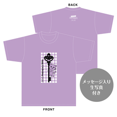 【SKE48】大村杏　生誕記念Tシャツ(L)＆メッセージ入り生写真（2025年9月度）