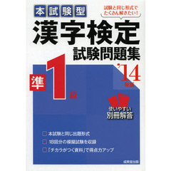 本試験型漢字検定準１級試験問題集　’１４年版