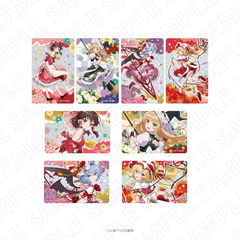キャラディショナルトイ 東方Project　トレーディングクリアカード（全8種よりランダム1種）