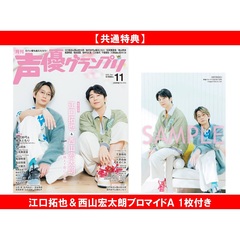 声優グランプリ 2025年11月号【共通特典：江口拓也＆西山宏太朗ブロマイドＡ 1枚付き】