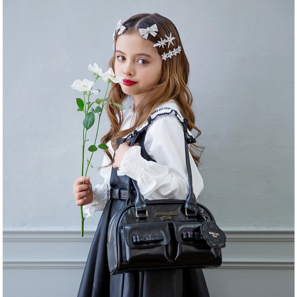 ANNA SUI mini ロングハンドルボストンバッグBOOK ROSE ver