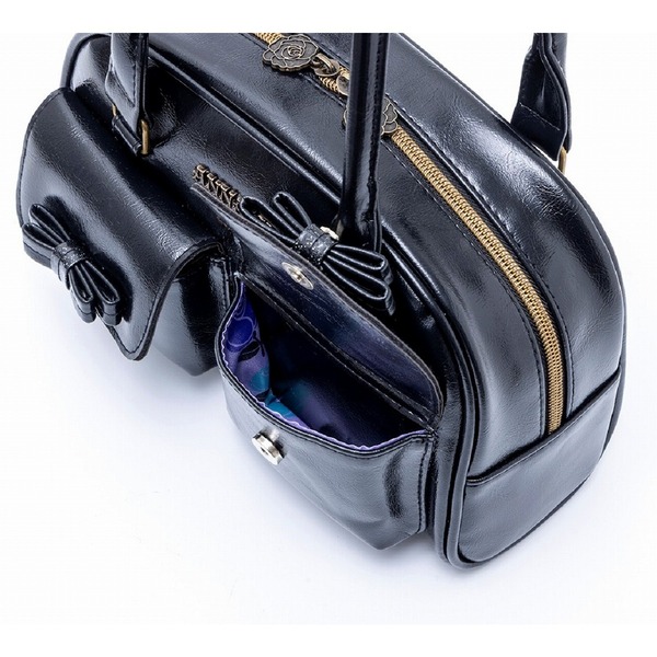 【一度使用　美品】ANNA SUI ボストンバッグ ANNA SUI - 超美品 アナスイANNA SUI ボストンバッグ レザー 30