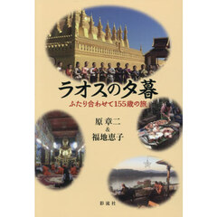 ラオスの夕暮　ふたり合わせて１５５歳の旅