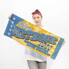 【METROCK2025】フェイスタオル BLUE