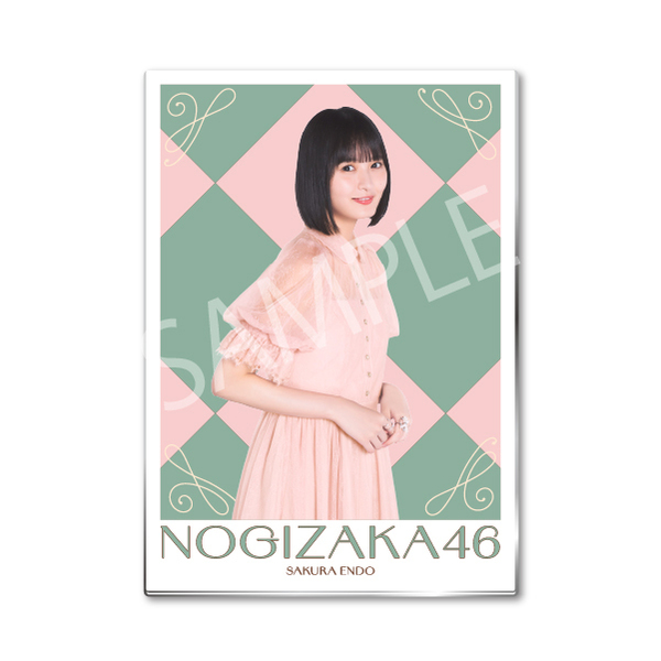 乃木坂46】メタルディスプレイ「遠藤 さくら」（セブンネット