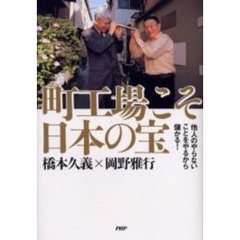 町工場こそ日本の宝　他人のやらないことをやるから儲かる！