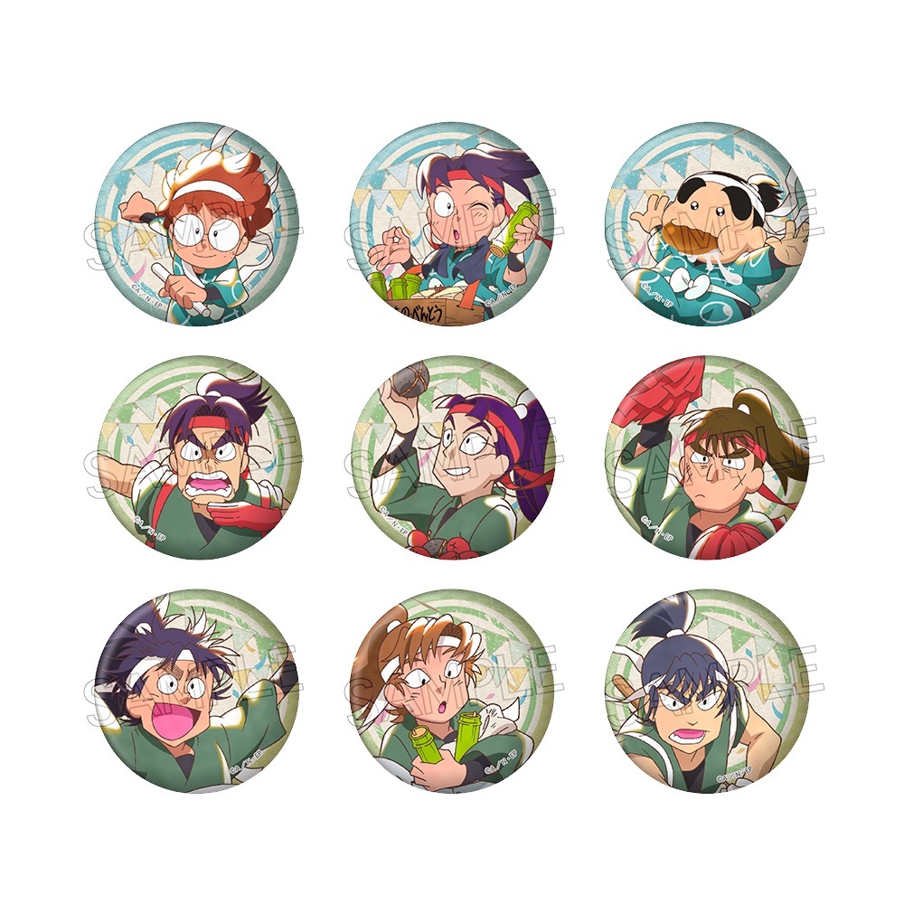 忍たま乱太郎 ヴィンテージシリーズ 缶バッジVol.2 A【単品