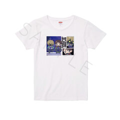 アニメ『銀河特急 ミルキー☆サブウェイ』 Tシャツ(ちぽっけ) TC(カート・マックス) ホワイト XLサイズ（2026年6月以降発売予定）