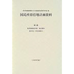 新長期経済計画　部会資料　貿易部会・財政