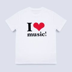 WE ハート（LOVE）NAMIE HANABI SHOW（安室奈美恵）／I ハート（LOVE）music!Tシャツ WHITE Sサイズ