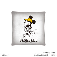 21ミッキーマウス（BASEBALL）/福岡ソフトバンクホークス　クッション
