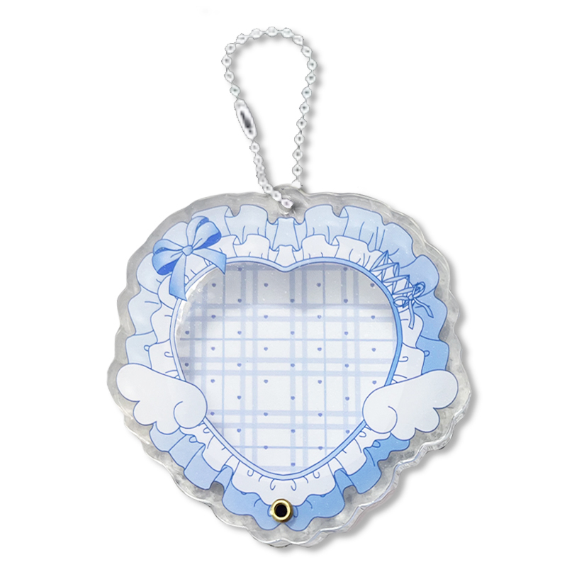 缶バッジ用アクリルフレーム エンジェル ブルー【セブンネット限定