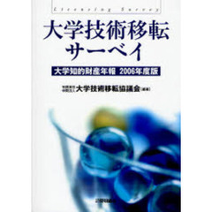 大学技術移転サーベイ　大学知的財産年報　２００６年度版